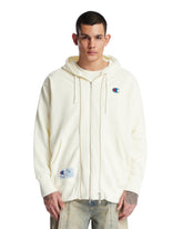 Undercover x Champion White Cotton Hoodie - UNDERCOVER | PLP | Antonia