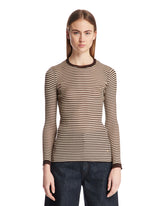 Brown Striped Top - new arrivals women's clothing | PLP | Antonia