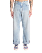 Blue Wide-Leg Jeans - Men's clothing | PLP | Antonia