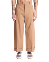 Beige Cotton Trousers - Men's trousers | PLP | Antonia