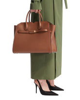 Brown Large Milan Leather Bag - New arrivals women's bags | PLP | Antonia