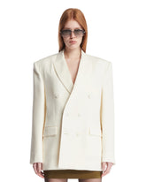 White Double-Breasted Blazer - new arrivals women's clothing | PLP | Antonia