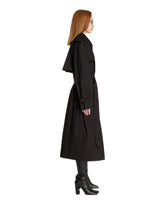 Black Double-Breasted Trench Coat | PDP | Antonia