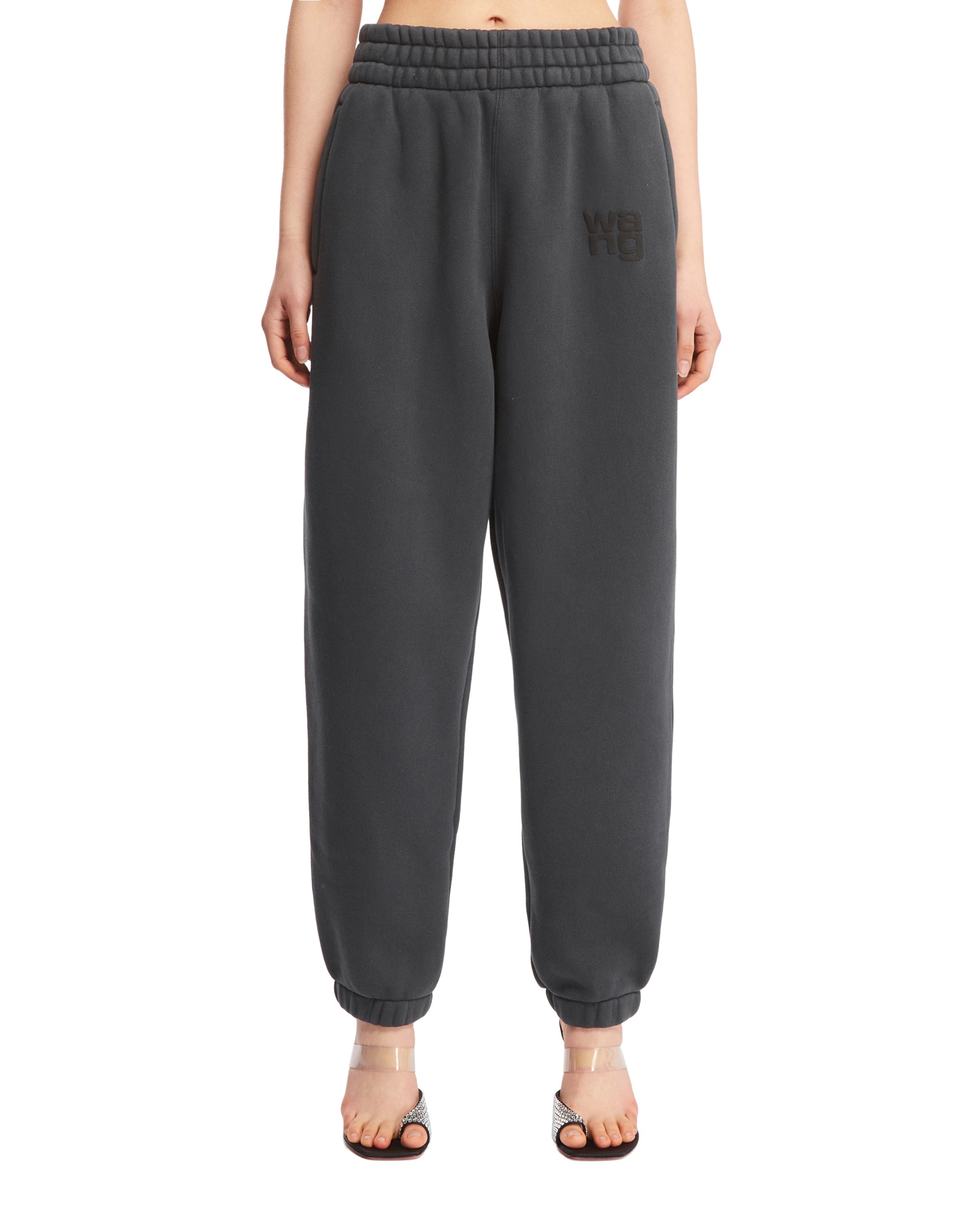 Alexander Wang, Pants & Jumpsuits, Alexander Wang Logo Elastic Leggings  Gray S