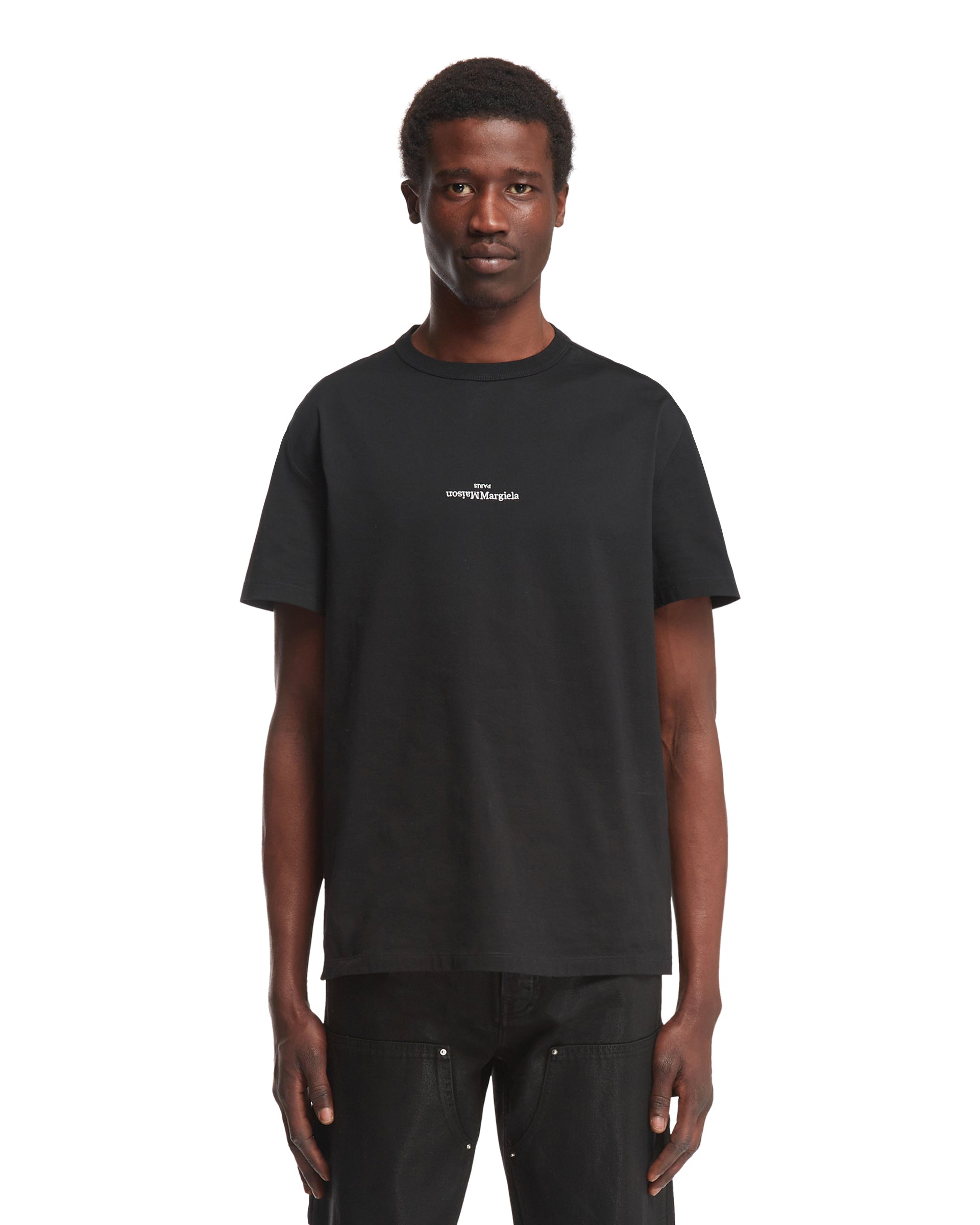 最上級品Maison Margiela BLACK Tshirt Tシャツ(半袖/袖なし)